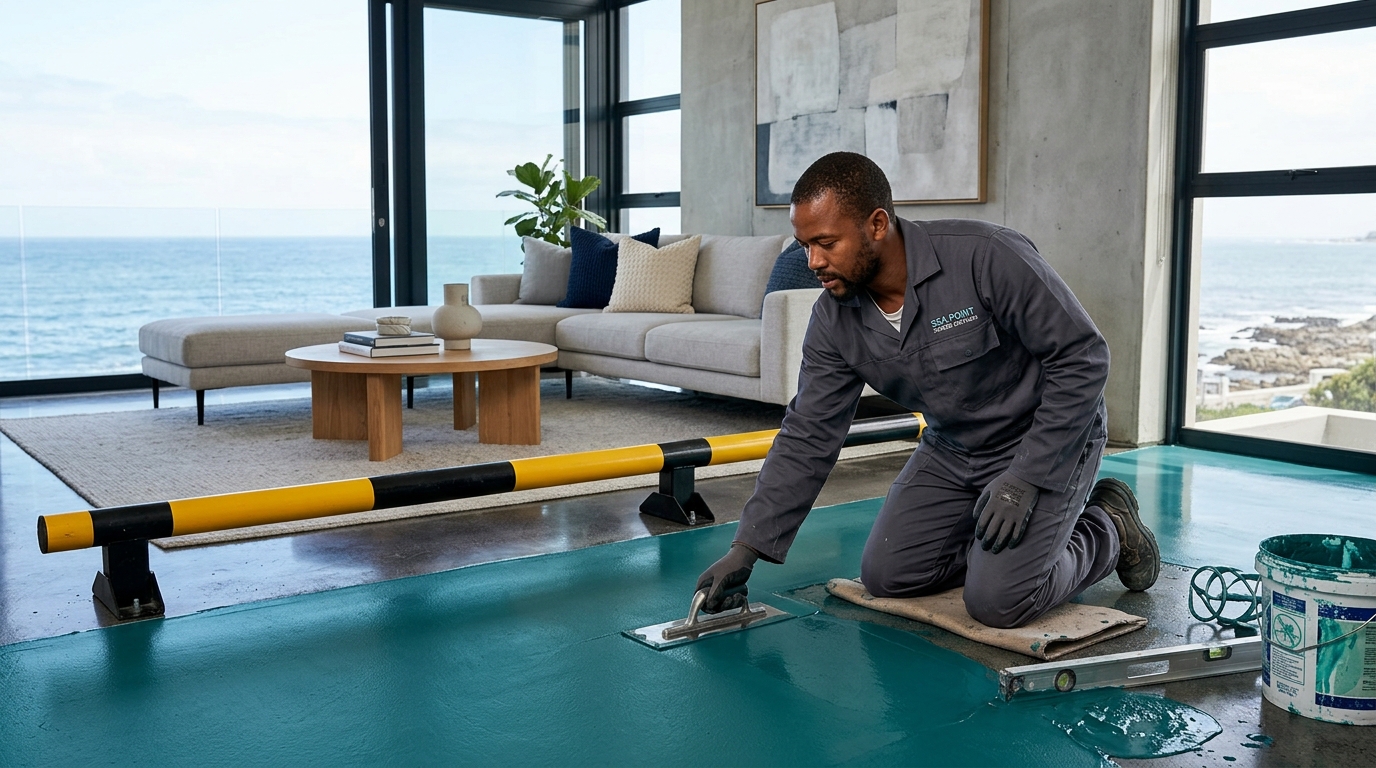 Colour Screed Leveling in Sea Point Properties_1